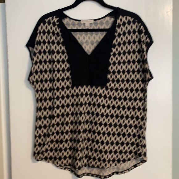 cB Established 1962 pattern pintuck black & ecru L - Picture 8 of 8